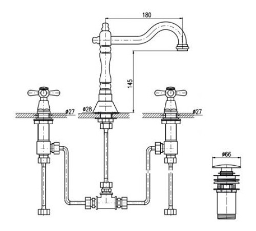 Смеситель для раковины Rav Slezak Morava MK732.5Z
