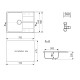 Кухонная мойка Ulgran Quartz Prima 750-06, трюфель