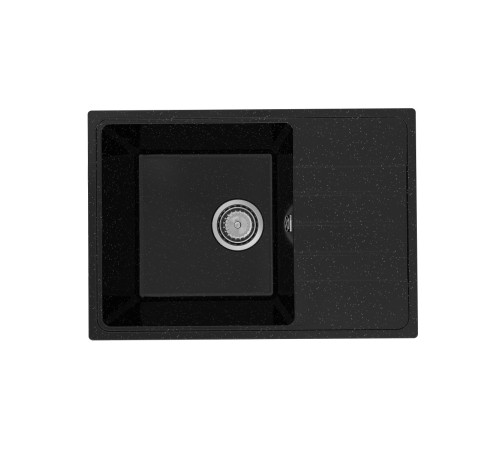Кухонная мойка Practik PR-M-600-004 (без сифона), черный оникс