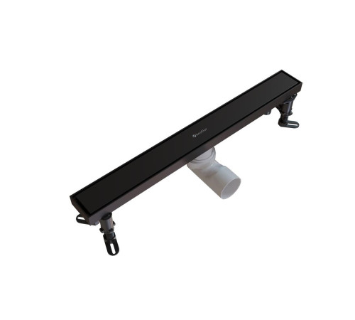 Душевой трап линейный Knotlor SDRW0500BL, матовый черный