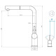 Смеситель для кухни Grandex Aqua Handy-P 9020962, медь