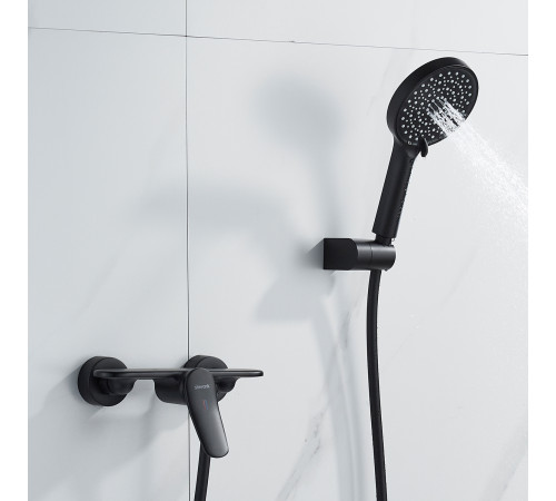 Смеситель для душа Shevanik S4716H, черный