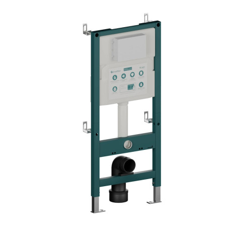 Инсталляция для подвесного унитаза Knotlor ISWC503FG, бирюзовый (серия 2)
