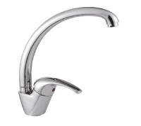 Смеситель для кухни Cron CN4129, хром
