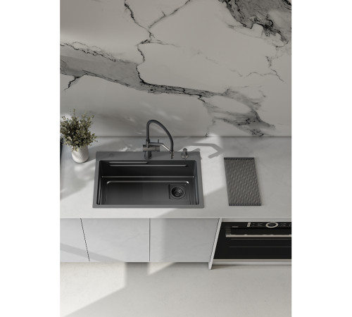 Кухонная мойка Raglo R702.7246.09, графит