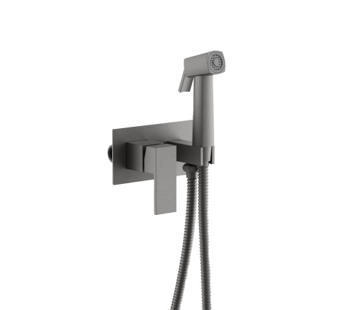 Гигиенический душ со смесителем BELZ B55808-3, оружейная сталь