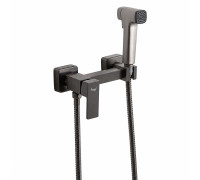 Гигиенический душ со смесителем FRAP F7591-9, оружейная сталь