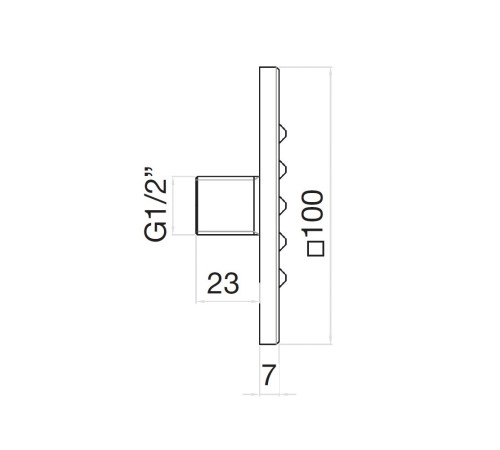 Форсунка гидромассажная Webert AC0334015, хром