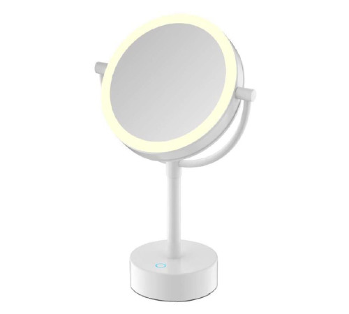 Зеркало косметическое JAVA S-M221W, белый