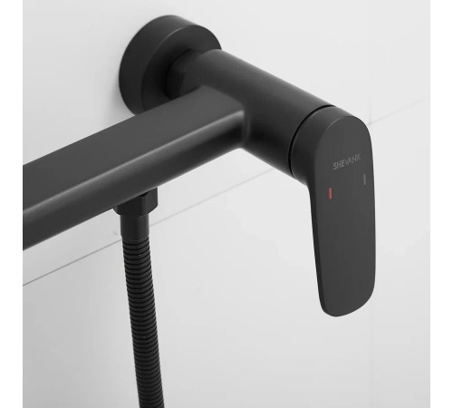 Гигиенический душ со смесителем Shevanik S8505H-1, черный