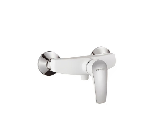 Смеситель для душа Shevanik S5016F, белый/хром