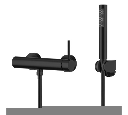 Смеситель для душа Knotlor SS-22/BL, черный
