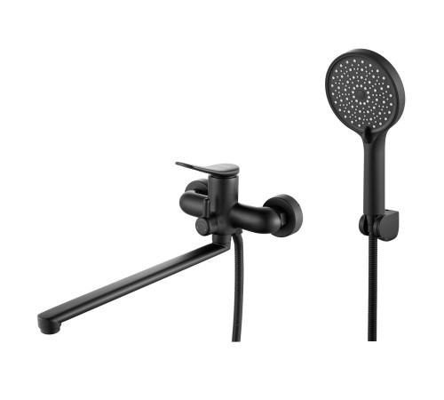 Смеситель для ванны Shevanik S4722H, черный