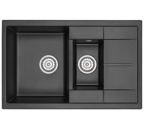 Кухонная мойка Granula 7802, ШВАРЦ