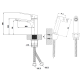 Смеситель для раковины ESKO SB 27H