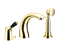 Смеситель на борт ванны Fiore IMPERIAL BLACK 89OO5105, золото