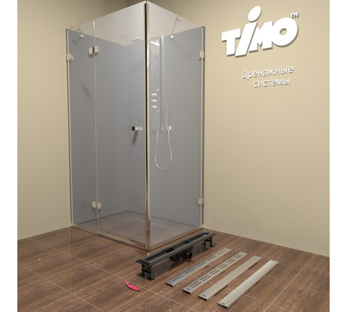 Душевой лоток TIMO Super Plast SP10600-PC10600, сатин