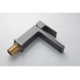 Cмеситель для раковины Knotlor KN-20/GM, оружейная сталь