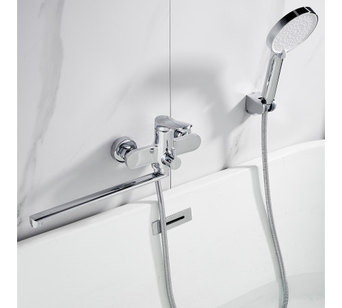 Смеситель для ванны Shevanik S4322, хром