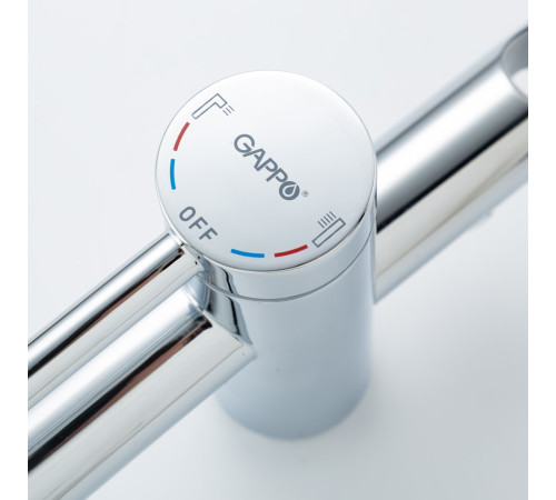Смеситель для ванны напольный GAPPO G3006, хром