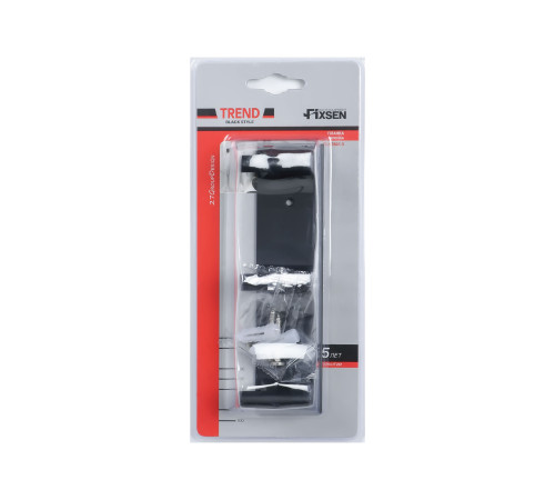 Планка с тремя крючками FIXSEN TREND FX-97805-3, черный