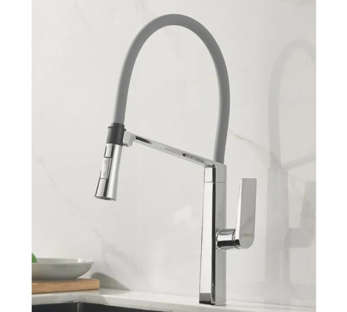 Смеситель для кухни Haiba HB73827 хром