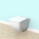 Унитаз подвесной SMARTFLOW VIGENTE безободковый с микролифтом SMF811-WH, белый