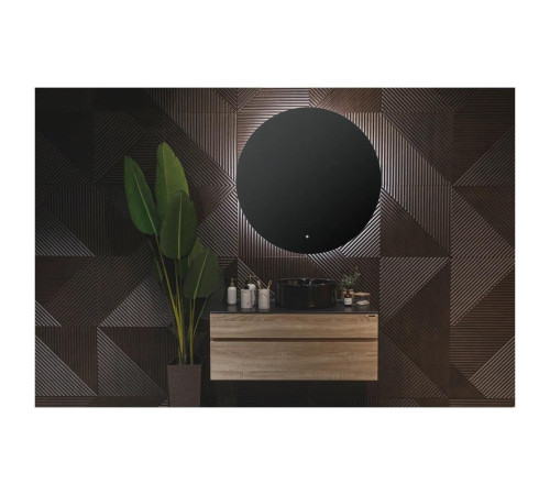 Зеркало Silver Mirrors Саванна- ТХ d1000 (сенсорный выключатель, тепл.холод.свет, доп. упаковка)