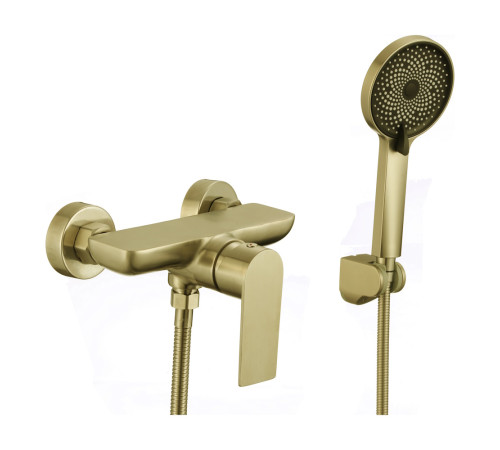 Смеситель для душа Fmark FS8802C, матовое золото