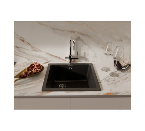Кухонная мойка Rivelato BERKANA BK-45, черный