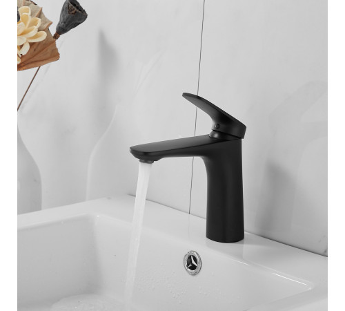 Смеситель для раковины Raffine F0185H, черный