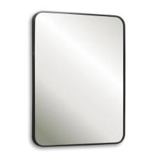 Зеркало Silver Mirrors Brava 600х800 (алюм. профиль, цвет черный, гор/вер.)