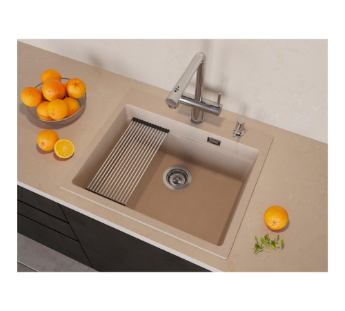 Кухонная мойка Grandex Aqua Comfort 500503, бежевый