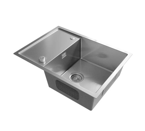 Кухонная мойка Ulgran Steel 680x500, брашированная сталь