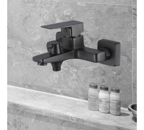 Смеситель для ванны WesnaArt NARCIS NAR06-310BL-25201, черный