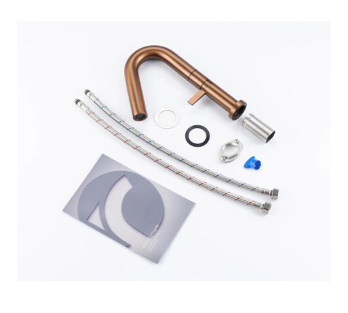 Cмеситель для раковины Knotlor SS-30/RB, бронза