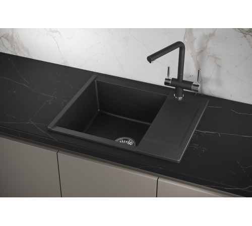 Кухонная мойка Granula 6202, ЧЁРНЫЙ