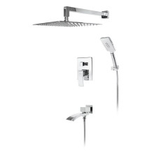 Душевая система встраиваемая Hansberge H6077C, хром