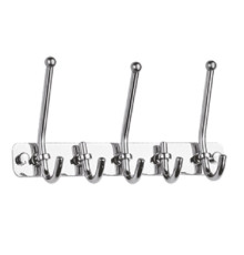 Планка с крючками для полотенец Haiba HB201-5, хром