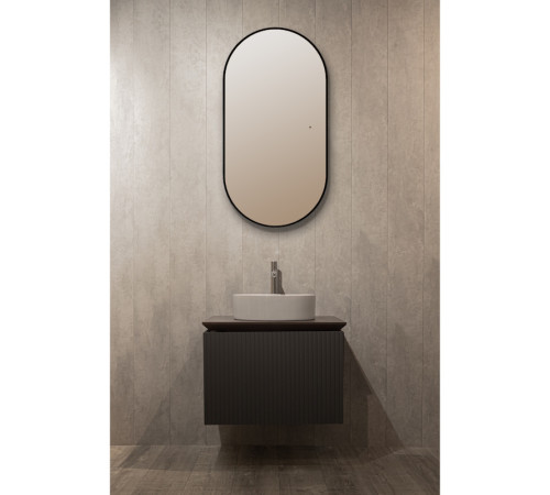 Зеркало Silver Mirrors Вива - Черный/Viva - BLACK 550х1050 2.1 (бесконтактный сенсор, подогрев,гор/верт)