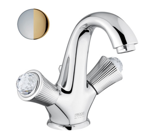 Смеситель для раковины Fiore VENERE SKY (SWAROVSKI®) 13CO0623, хром/золото