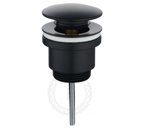 Донный клапан для раковины FILARETE FL75BL, черный