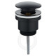 Донный клапан для раковины FILARETE FL75BL, черный