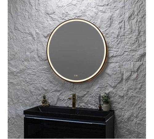 Зеркало Silver Mirrors Делуна/Deluna D800 2.2 (TX, алюм. профиль, цвет черный, подогрев, сенсорный выключатель)