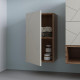 Шкаф навесной Бриклаер КРИСТАЛЛ 35х60 см, латте