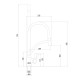 Смеситель для кухни Fmark FS8244Q-02, графит