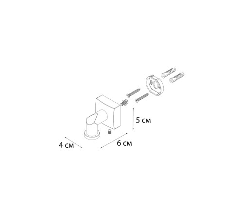 Мыльница магнит Fixsen Kvadro FX-61309A