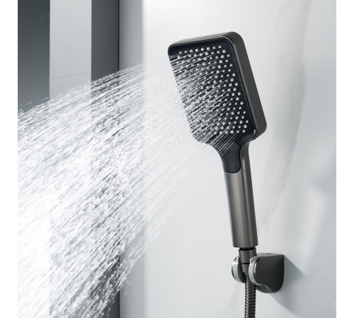 Смеситель для ванны Shevanik S9952T, оружейная сталь