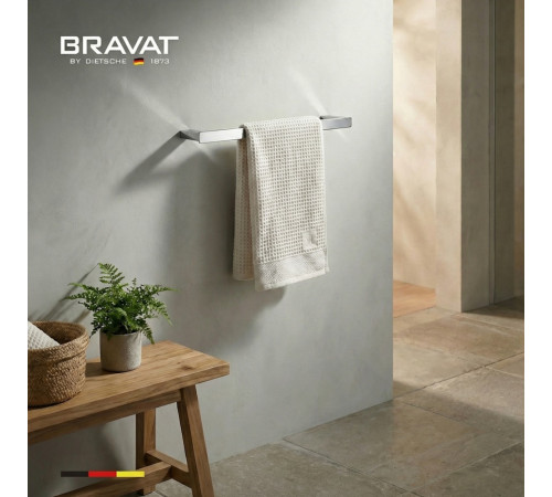 Полотенцедержатель BRAVAT D7645CP-SW, хром