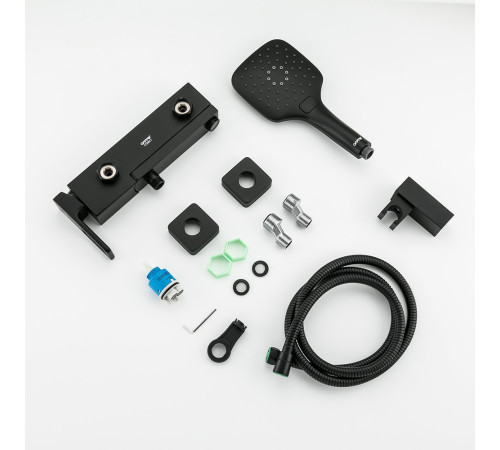 Смеситель для ванны GAPPO G3217-6, черный